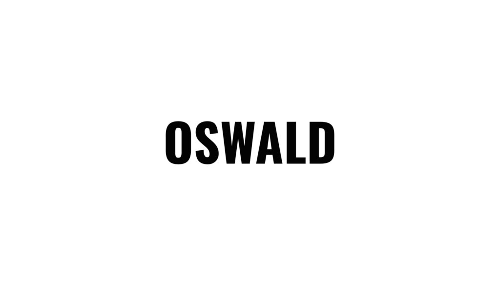 OSWALD FONT STYLE