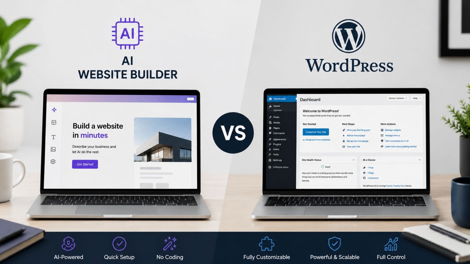 AI Website Builder vs WordPress: Which Is Right for Your Business?
